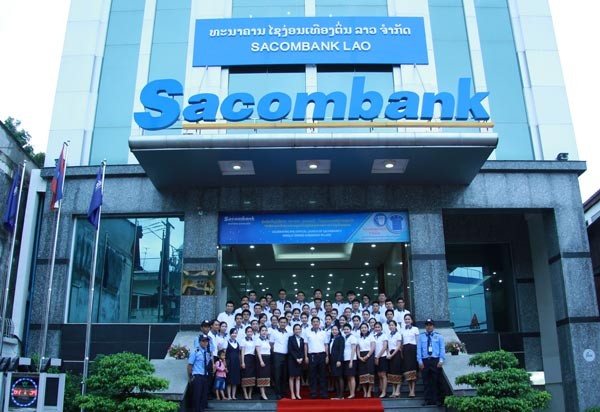 A Sacombank subsidiary in Laos (Photo: SGGP)